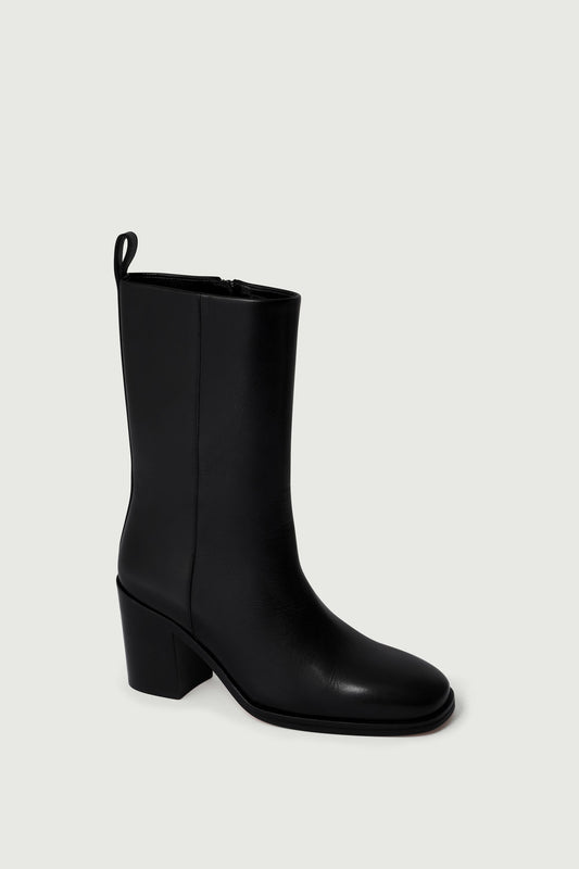 Bottines Cara - Noir - Cuir - Femme