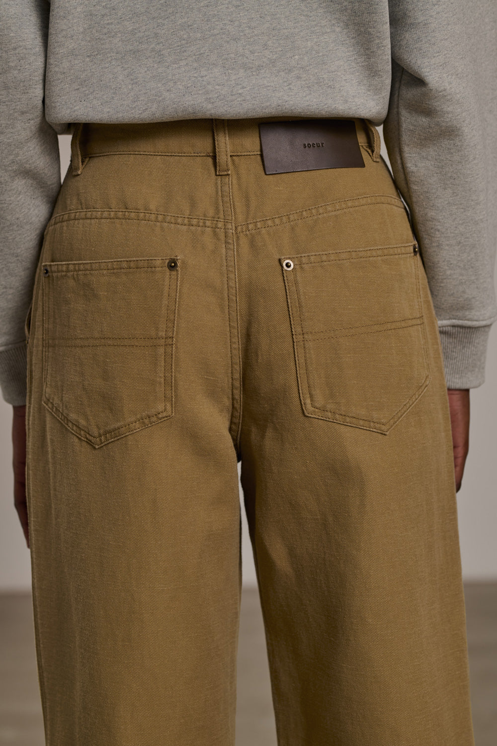 Pantalon Carl - Beige - Coton - Femme vue 4