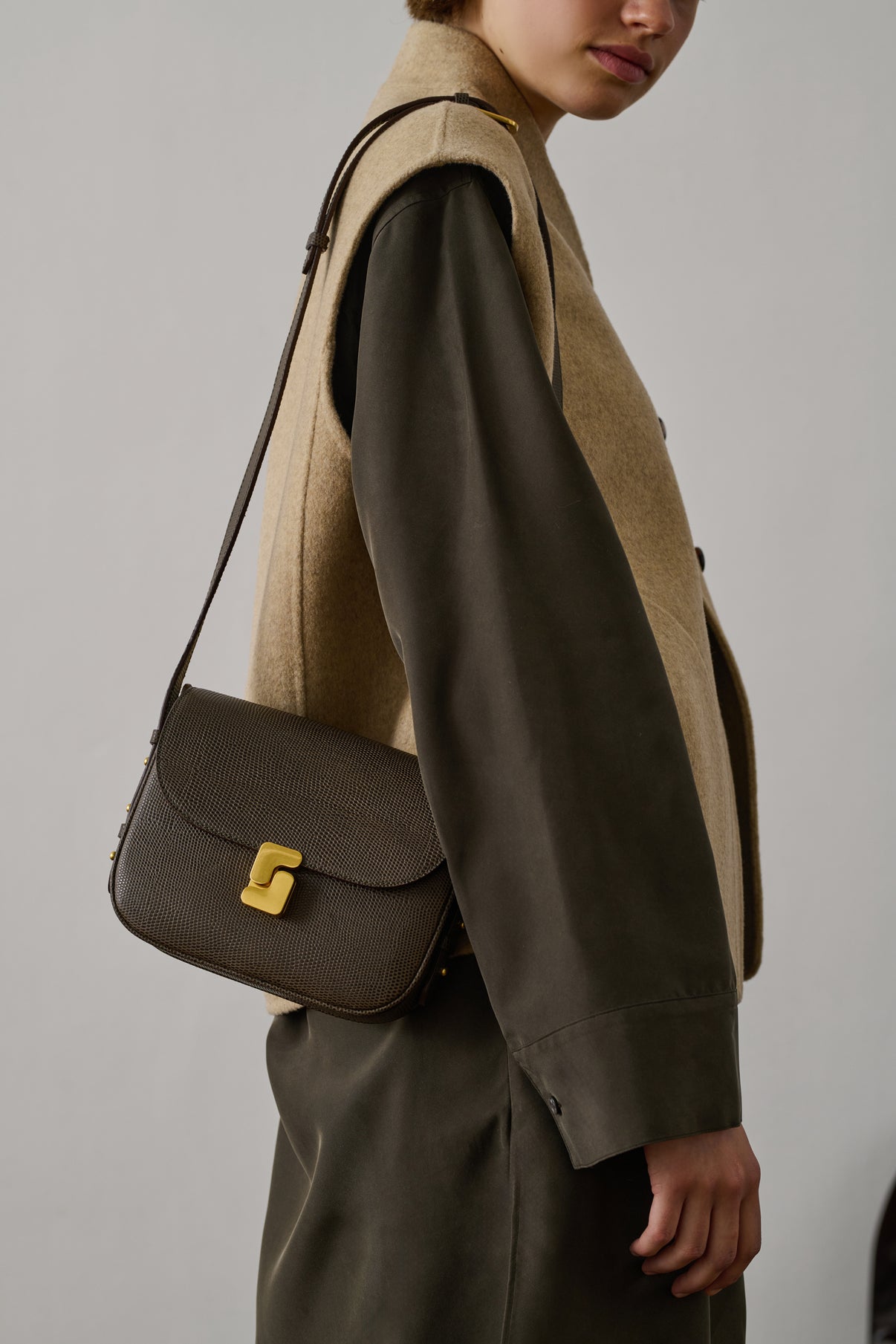 Blouson Adeline - Beige Chiné - Laine - Femme vue 5