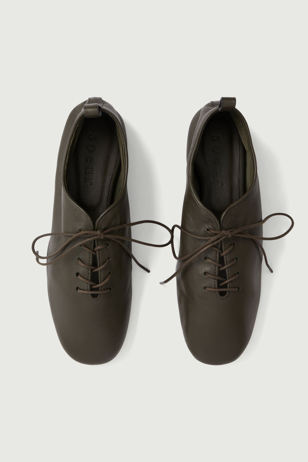 Ballerines Orso - Terre D'Ombre - Cuir - Femme