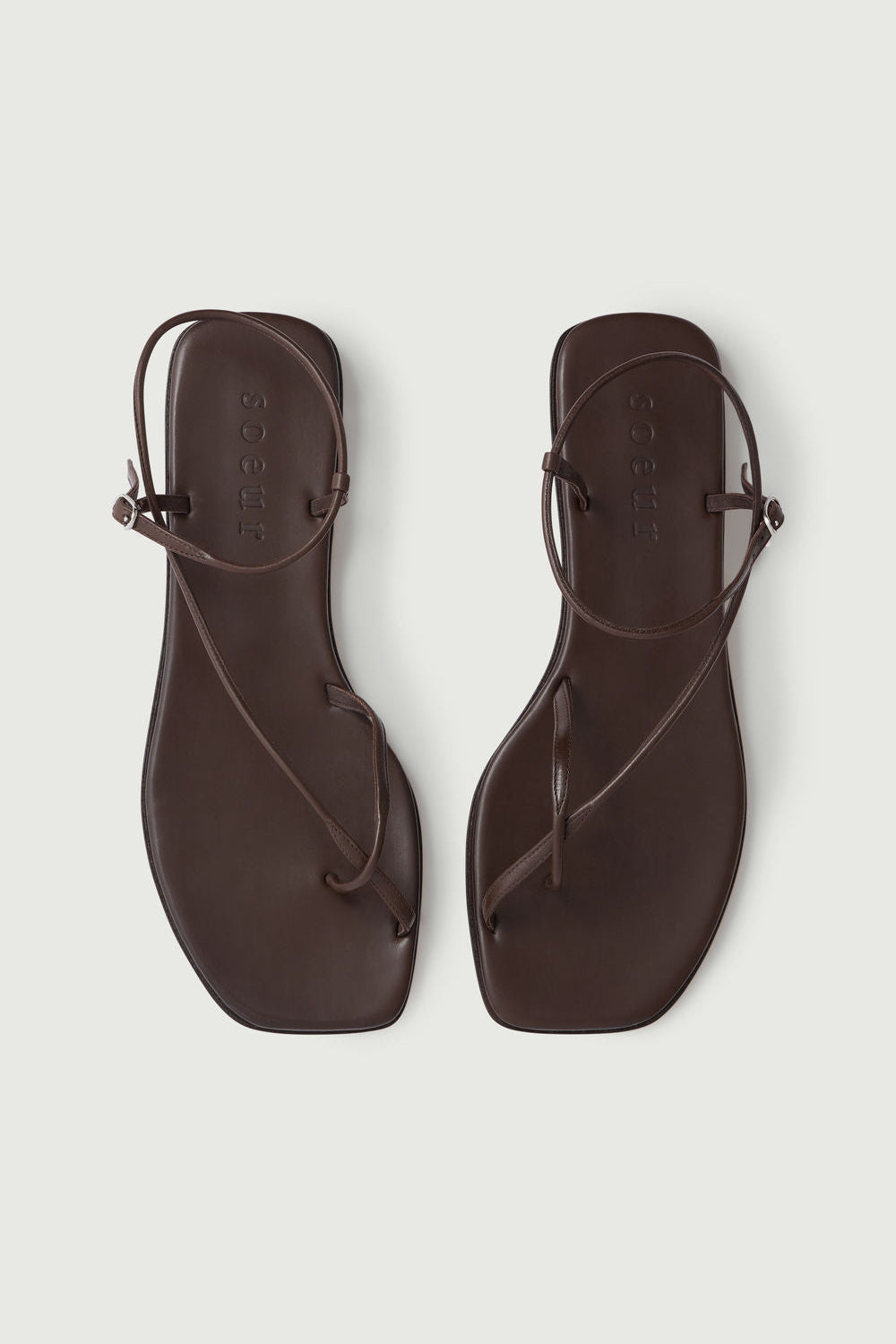 Sandales Rosalie - Marron - Cuir - Femme